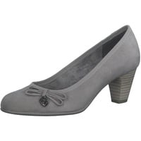 S.Oliver Damen Pumps mit Schleife mit Herzdetail, Grau (Grey),