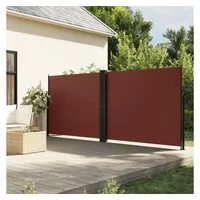 vidaXL Seitenmarkise Ausziehbar Braun 160x600 cm