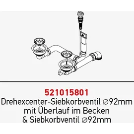 PYRAMIS Amaltia Extra (100X50) 1 1/2B 1D Edelstahl poliert + Excenterbetätigung