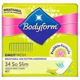 Bodyform So Slim Slipeinlagen, einzeln verpackt und gefaltet, 34 Stück