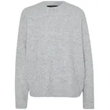 Vero Moda Boom Pullover Light Grey Melange M