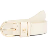 Tommy Hilfiger Damengürtel Leder 2,5 cm breit Gelb 70