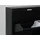 VCM ebuy24 Schuhschrank mit 4 Klappen/ in Metall Schwarz