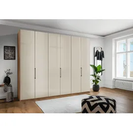 Wiemann Drehtürenschrank Monaco 295,2 x 216 x 58 cm Beige/Braun