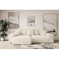 altdecor Ecksofa Ottomane links ESKAR-L 266x176x72 Taupe Cord