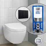 Villeroy & Boch Subway 2.0 ViFresh Komplett-SET Wand-WC mit neeos Vorwandelement,, 5614A1T2+16791BM#SET,