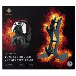 deltaco Dual Controller- & Headsetständer (GAM-143)