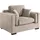Home Affaire Loveseat Fresh Pond 140 x 95 x 96 cm Beige Polyester mit Zierkissen