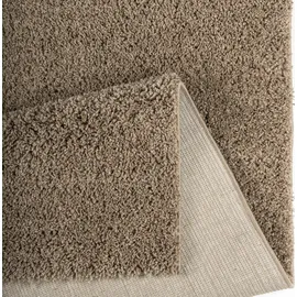 Bruno Banani Hochflor-Teppich BRUNO BANANI "Shaggy Soft" Gr. 7, braun, B:240cm H:30mm L:320cm, Kunstfaser, Teppiche, gewebt, Uni Farben, besonders weich und kuschelig, Kundenliebling