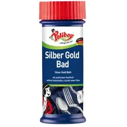 POLIBOY Silber Gold Bad, Reinigt auf einfachste Weise alle Silber- und Goldteile, 375 ml - Flasche