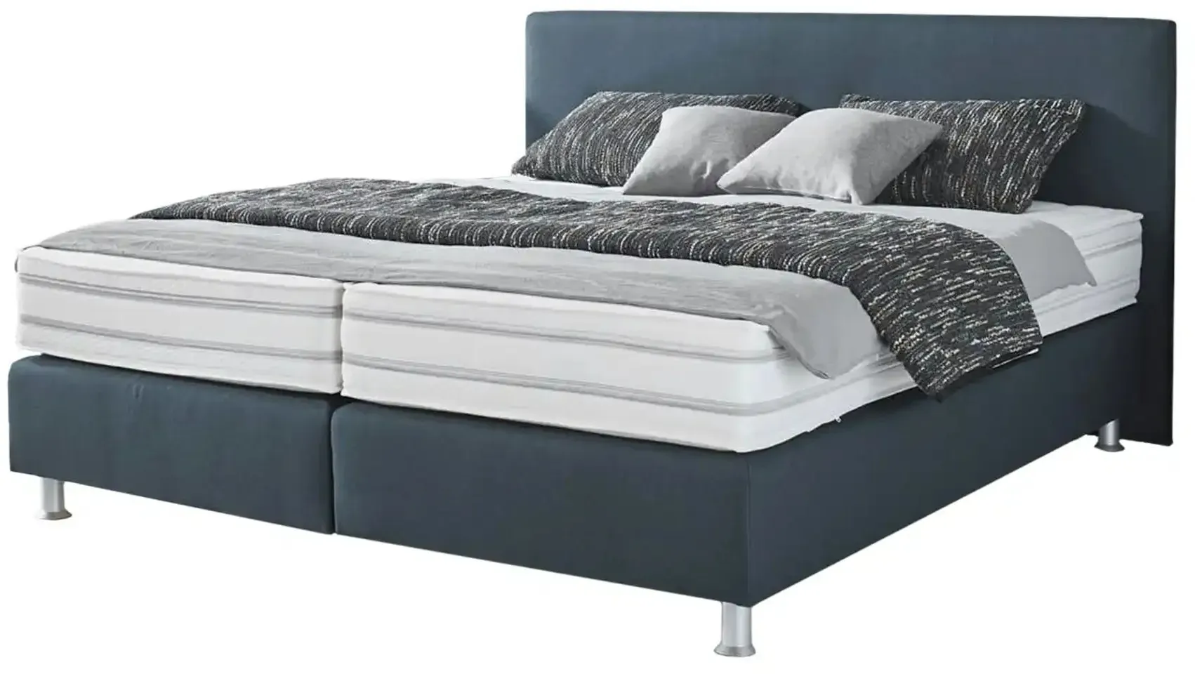 vanDoorn Boxspringbett   ¦ blau ¦ Maße (cm): B: 193 H: 105
