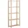 vidaXL Lagerregal Massivholz 80x28,5x170 cm braun