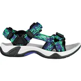 CMP Hamal Hiking Sandal Jr, Jungenhaft, - B. Blue / Green Fluo - EU