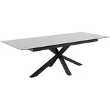 Actona Esstisch mit Auszug Heaven 200/240 x 100 cm Keramik Weiß 200