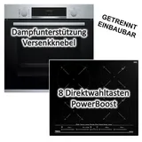 Bosch Herdset Bosch Einbau-Backofen mit Teka Induktionskochfeld - autark, 60 cm