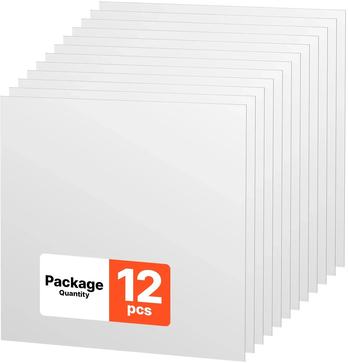 VEVOR 12 Stk. Deckenpaneele Deckenplatten PVC-Schaumplatte 605x605mm Weiß, Minimalistisches Design, Wasserfest, Brandschutz, Zuschneidbar, Für Abgehängte Decke, Moderne Innendekoration für Heim Büro