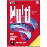 Staufen Multifunktionspapier 7X PLUS (120 g/m2, 35 Blatt, gelb, 120g/m2 Qualitätspapier, 1 Stück