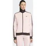 adidas Trainingsjacke ADIDAS ORIGINALS "CLASSIC TT", Damen, Gr. L, sandy pink, aurora coffee, Obermaterial: 52% Baumwolle, 48% Polyester, Jacken Trainingsjacke, Reguläre Passform