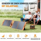 EBL 100W Solarpanel faltbar – tragbar, leistungsstark, ideal für Camping