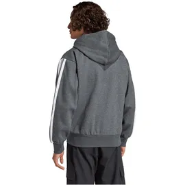 adidas Essentials 3-Streifen Sweatjacke Herren Dark Grey Heather/Black XL