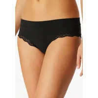 SCHIESSER Unique Cotton Brasilslip Schwarz 48