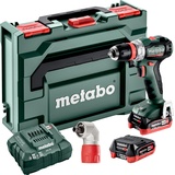 METABO PowerMaxx BS 12 BL Q Akku-Bohrschrauber inkl. Koffer + 2 Akkus 4.0Ah (601045920)