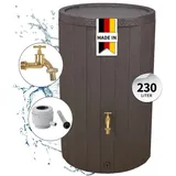 GARANTIA Timber Regenspeicher 230 l braun