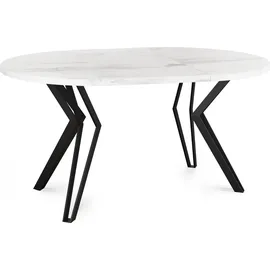 WFL GROUP Revena Ø 100 cm weiß