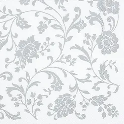 ti-flair 20 Servietten Papier 33x33cm 3-lagig hochwertige Einweg Papierservietten Arabeske Motiv Hochzeitsservietten Motivservietten Lunchservietten