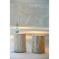 Jan Kurtz Block Hocker Holz - Natur