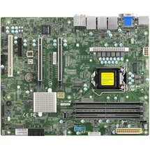 Supermicro X12SCA-F ATX Mainboard LGA 1200 mit Intel W480, 10-Kerne, bis 128 GB DDR4, RAID 0/1/5/10, HDMI, VGA, Display Port