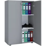 VCM Lona Aktenschrank 70 x 40 x 110 cm grau