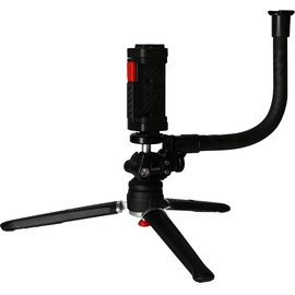 Rollei Comfort Vlogging Set, Mini-Stativ mit Smartphone-Halterung, Kugelkopf und Zubehör-Arm. Ideal für das Videofilmen mit dem Handy 22822