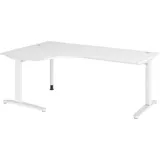 bümö Eckschreibtisch XB-Serie Weiß