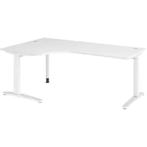 bümö Eckschreibtisch XB-Serie Weiß