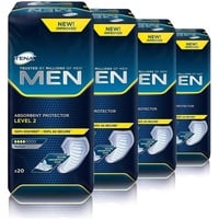 TENA for Men Level 2 Guard für Männer, super Saugfähigkeit, Inkontinenzschutz (4 x 80 Stück)