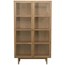 Furnhouse Vitrine 100 x 40 x 180 cm Braun