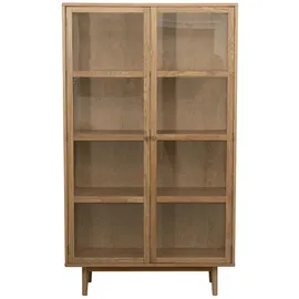Furnhouse Vitrine 100 x 40 x 180 cm Braun