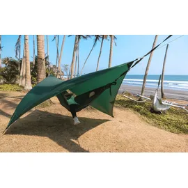 Ticket to the Moon Lightest Tarp - Tarp - Gr. ONESIZE - oliv-dunkelgrün / DARK GREEN