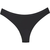 Snuggs Period Underwear Brazilian: Light Flow Black Menstruationsslip aus Stoff bei schwacher Menstruation Größe L Black 1 St.