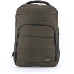 Cityrucksack NATIONAL GEOGRAPHIC "Pro", Gr. B: 31.00cm, grün (khaki), Nylon, Rucksäcke, mit vielen Funktionen