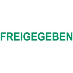 Paketband, "freigegeben" - Rolle à 66 m - 50 mm
