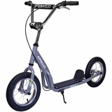 Apollo Retro Scooter Paradise - Roller mit Luftreifen 12,5 Zoll | Grau - Grau