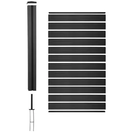 MCW Windschutz Savoie 98 cm Anthrazit WPC