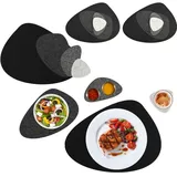 Dune Design DuneDesign Tischset Filz Platzset und Untersetzer für 4 - Abwaschbar Hitzefest