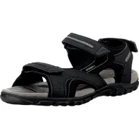 GEOX Uomo Strada Sandalen Black / Stone 42