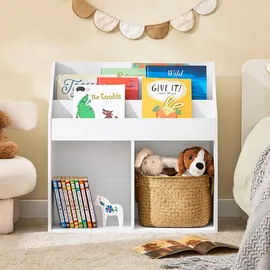 SoBuy Kinderregal 68 x 30 x 68 cm MDF lackiert weiß