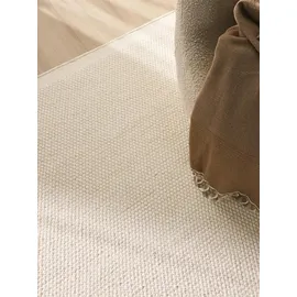 benuta Rocco Wollteppich 200 x 300 cm Weiß