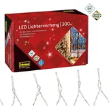 IDENA Lichtervorhang LED 3 m warmweiß