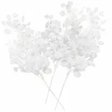 Loberon Deko-Blume 3er Set Tilly - weiß